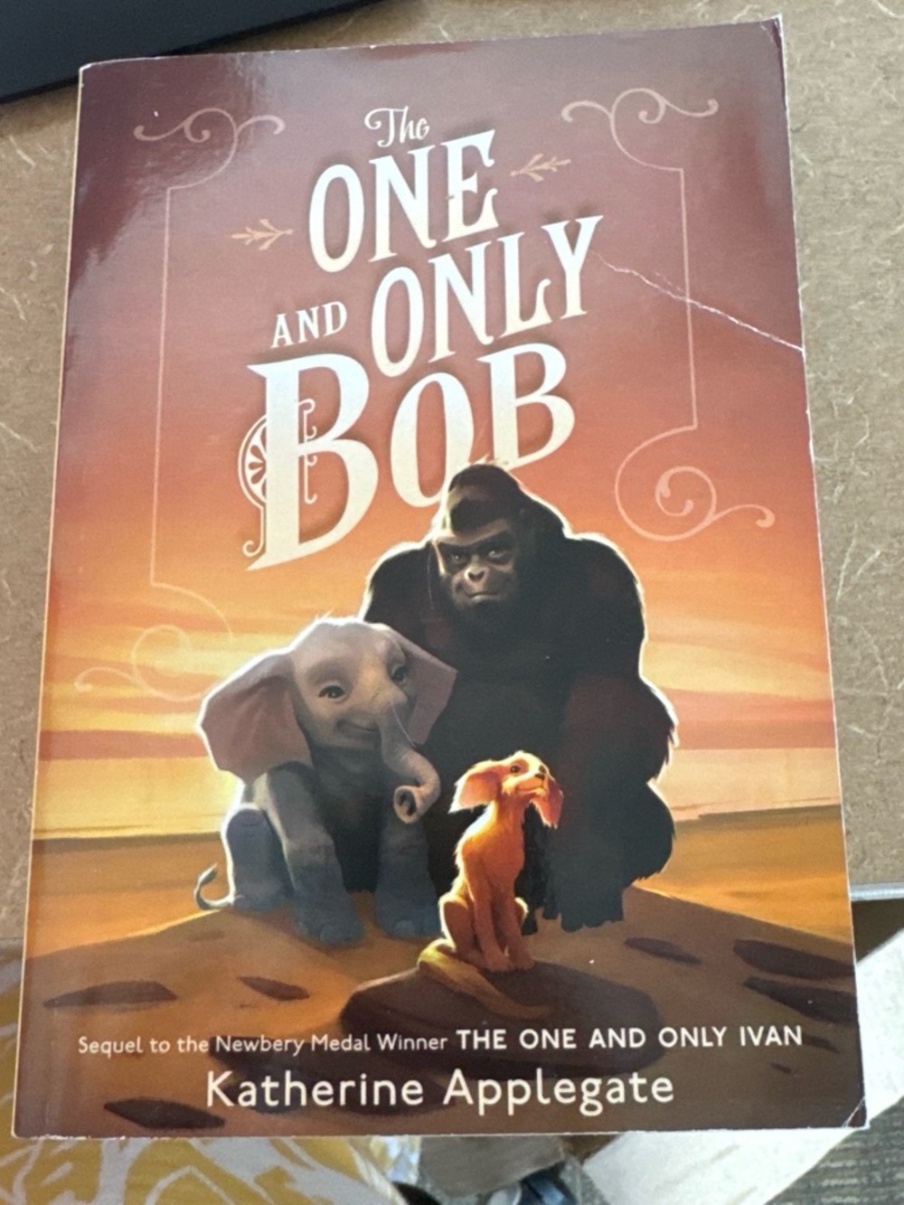Paperbacks The One and Only Bob – orange, brown, black
